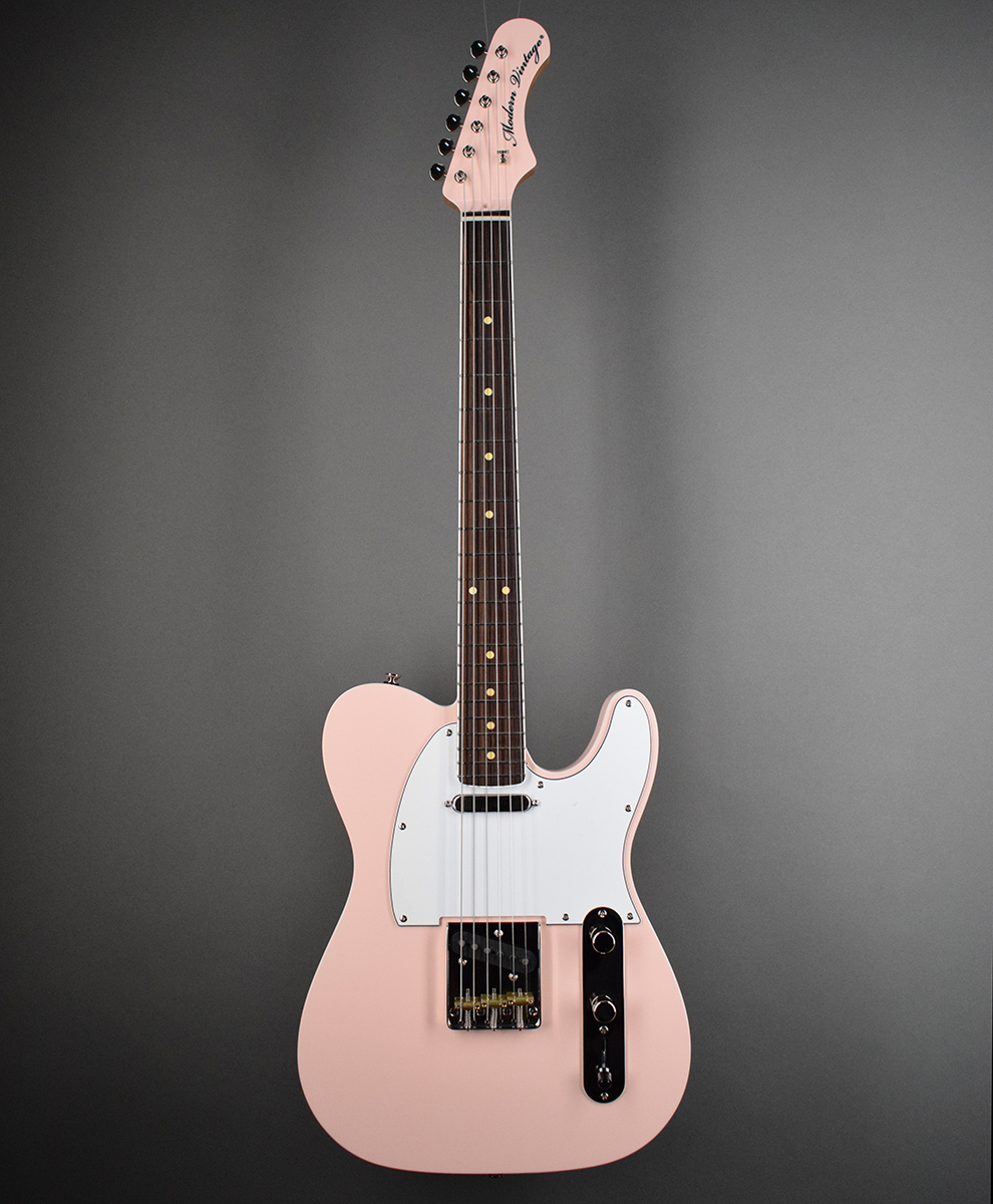 Modern Vintage MVT-64-SHP-MPL '60s Vintage Guitar - Shell Pink