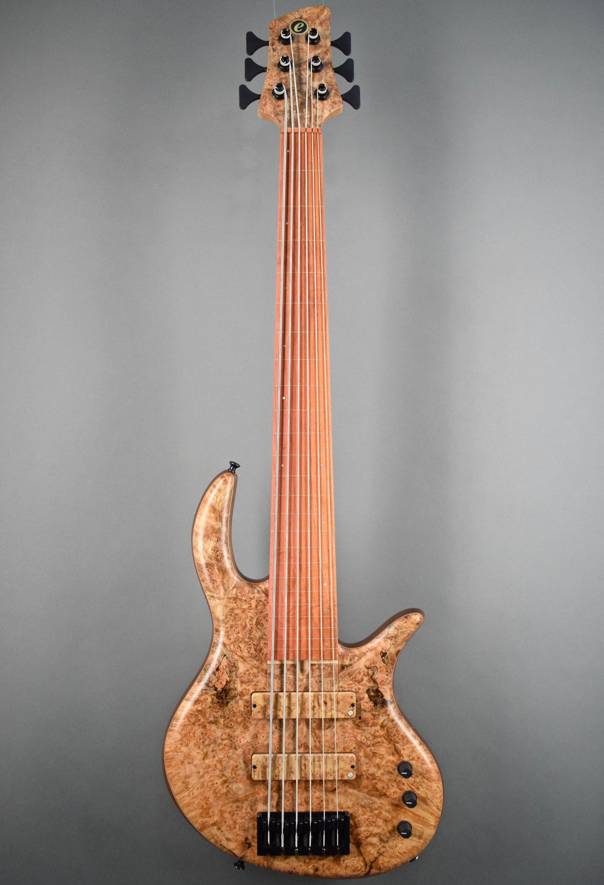 Elrick Handcarved e-volution 6-String Fretless, Gold Series SLC